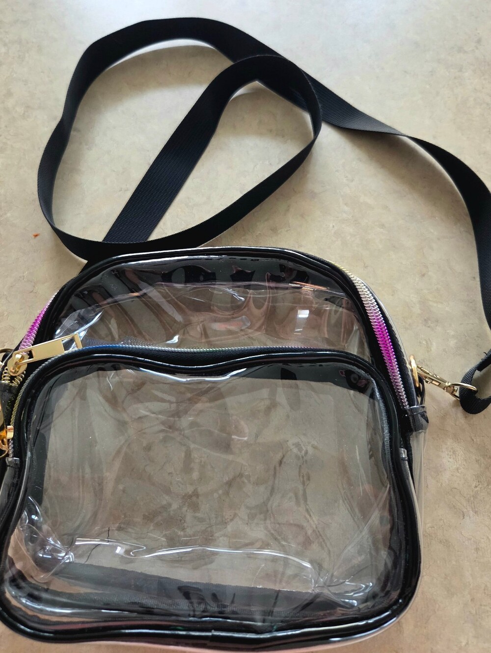 Clear Crossbody Bag NWOT